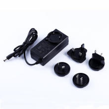 Interchangeable Plug Adapter EU/Us/UK/Au/Cn Standard 12V 3A Power Supply